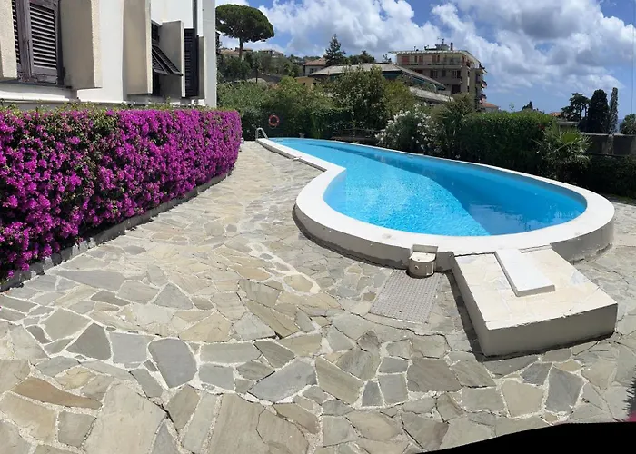 Apartamento Welcome Riviera Nautilus 11- Vista Mare-posto Macchina Individuale-only One Car-piscina Condominiale Estiva-attrezzatissimo Rapallo